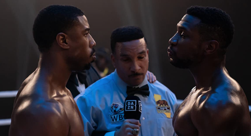 Michael B. Jordan and Jonathan Majors Face-off